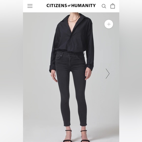 Citizens of Humanity Rocket Crop Jeans Size 30 - Picture 1 of 7